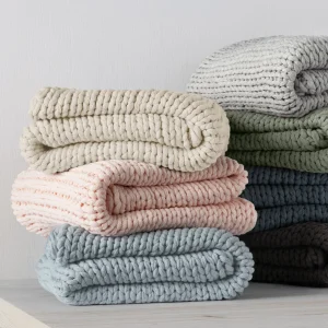 Chunky Knit Wool Throw